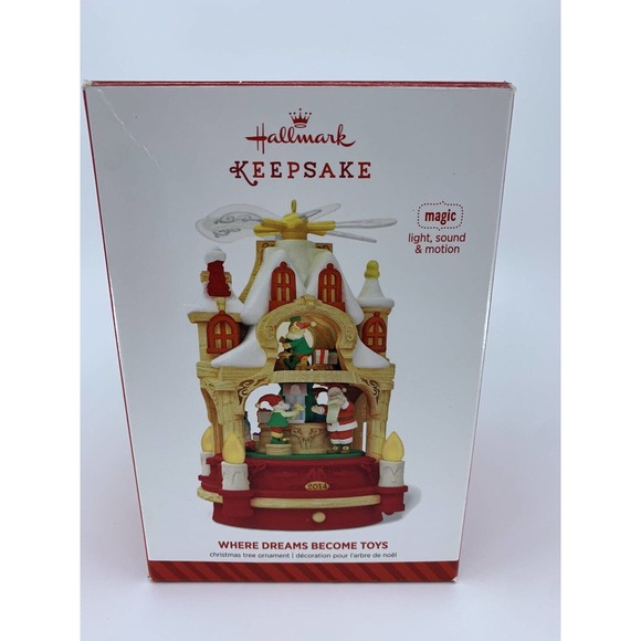 Hallmark Keepsake Ornament 2014 "WHERE DREAMS BECOME TOYS" New in Box - Picture 1 of 10